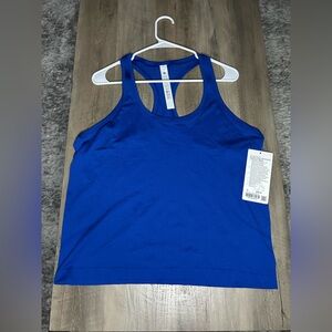 NWT Lululemon Racerback Tank Top 2.0 Race Length Sz 14 *Galactic Blue*